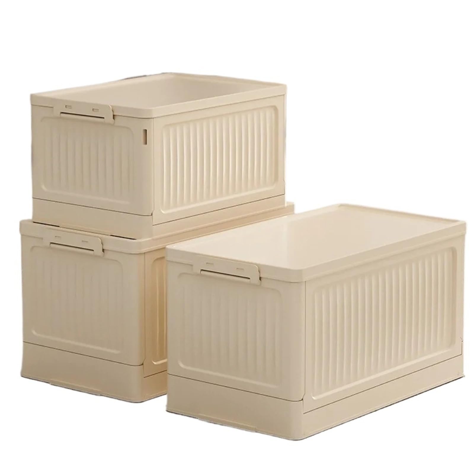 1 pieza caja de almacenamiento plegable de gran capacidad con tapa