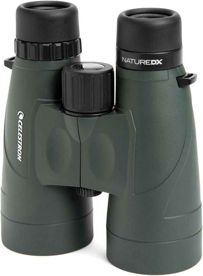 Celestron – Nature DX 10x56 Binoculars – Outdoor and Birding Binocular – Fully Multi-Coated with BaK-4 Prisms – Rubber Armored – Fog & Waterproof Binoculars – Top Pick Optics