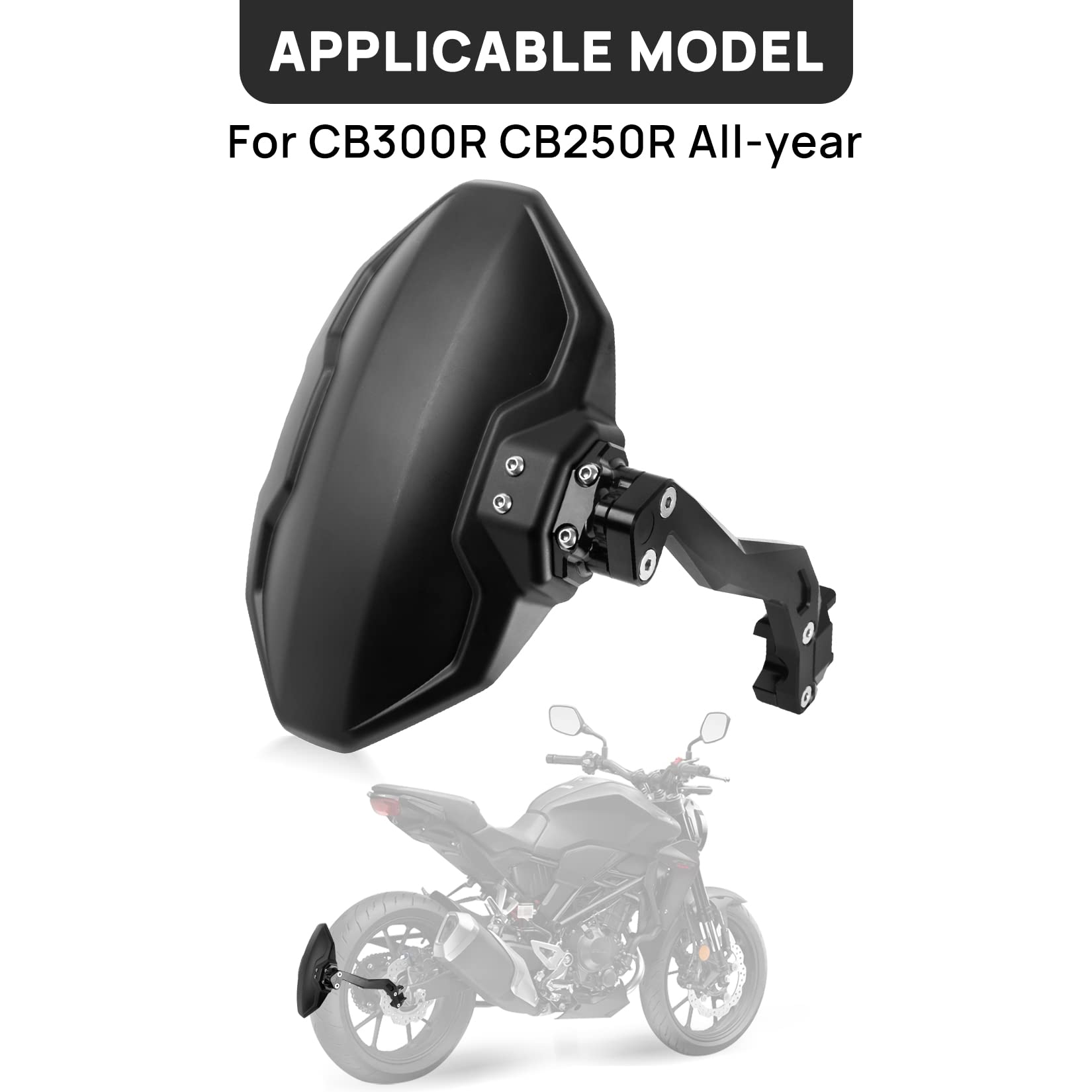 Amazon | PSLER オートバイ バイク用 マッドガード スプラッシュガード 