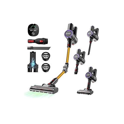 S9 Aspirapolvere Senza Fili, Scopa Elettrica Senza Fili 45000Pa/500W/45Min con