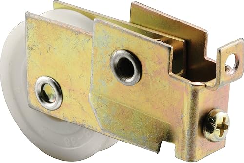 Prime-Line N 7068 - Conjunto de rodillos para puerta de espejo de nailon de 1-1/2 pulgadas (paquete individual)