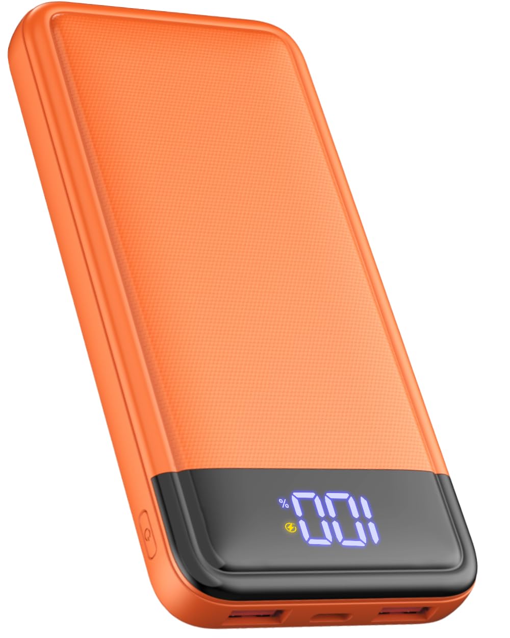 Power Bank, Slimmest 22.5W Powerbank 13800mAh PD3.0 USB C (Ingressi/Uscite), Caricatore Portatile Ricarica Rapida Batterie Esterna Compatibile con iPhone 16 15 14 13 12 11 Huawei etc.(Arancione)