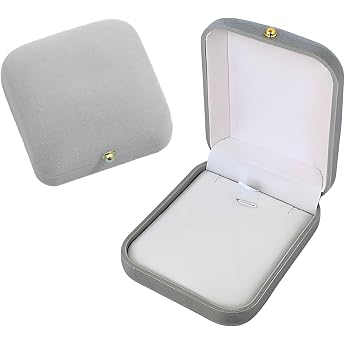 Schmuck Geschenkbox Schmuckschachtel Klein Schmuckschatulle Kette Samt Kleine Schmuckk stchen f r Schmuck Halskette Anh nger
