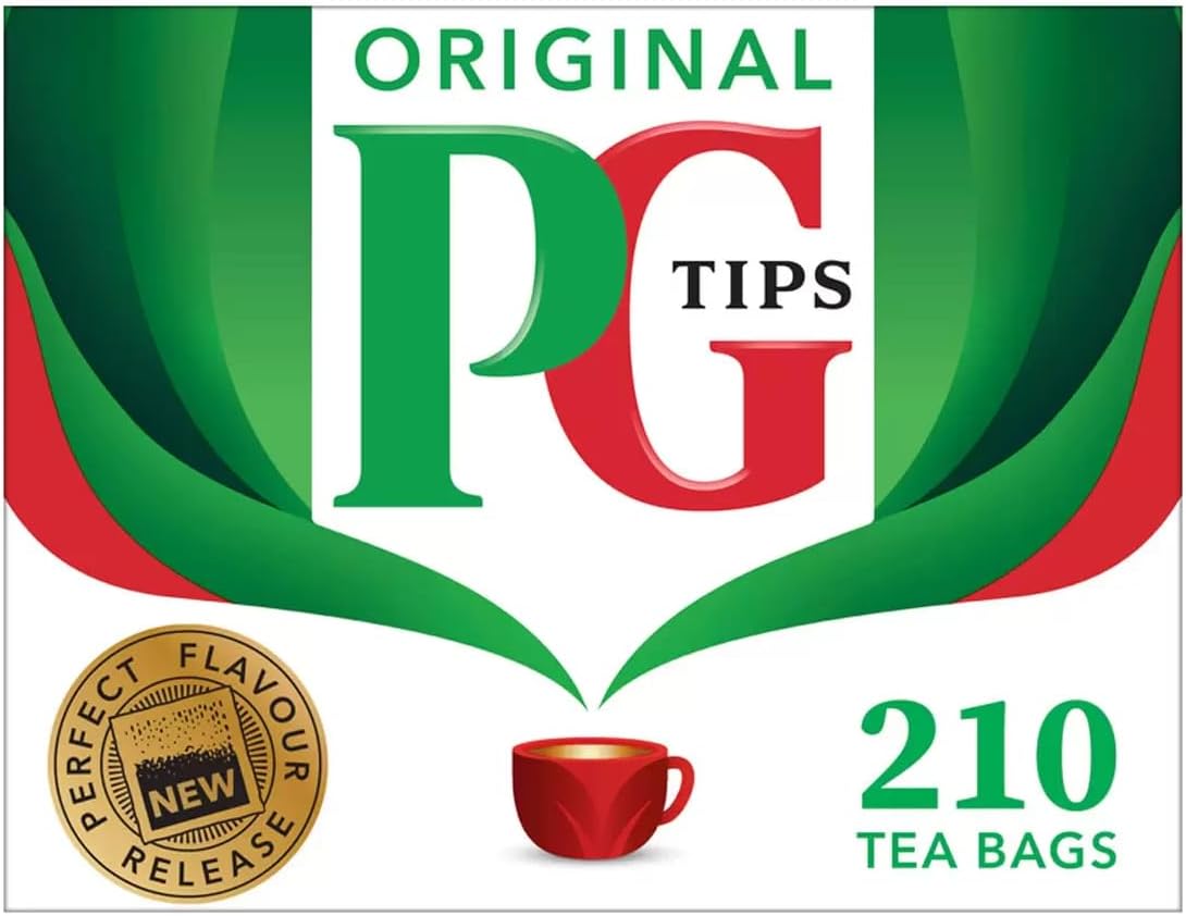 Original P G Tips Tea Bags, 4 x 210 Pack Sold by Shop4less