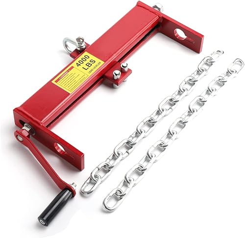 Miniatura 6 de ECUTEE Nivel de carga del motor 2 toneladas  4000 libras nivelador de carga de polipasto de motor de acero resistente tienda Cran Cherry Picker con