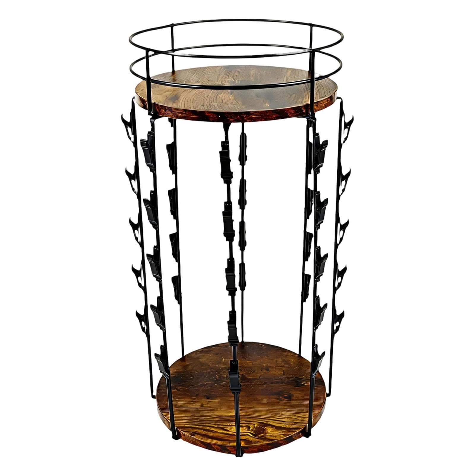 Functional Rotating Tower Premium Metal Build for Easy Access and Storage Twirling Tray
