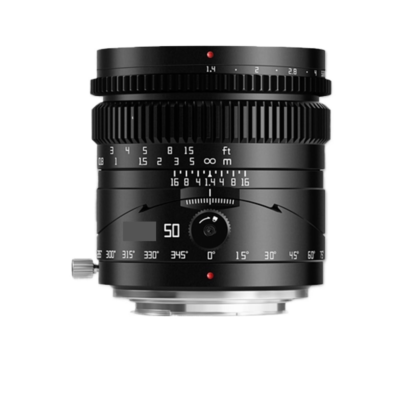 Compatibile con Sony E, Obiettivo Tilt 50mm F1.4 | Funzione di inclinazione, ampia apertura, fotografia di ritratto, controllo della messa a fuoco manuale