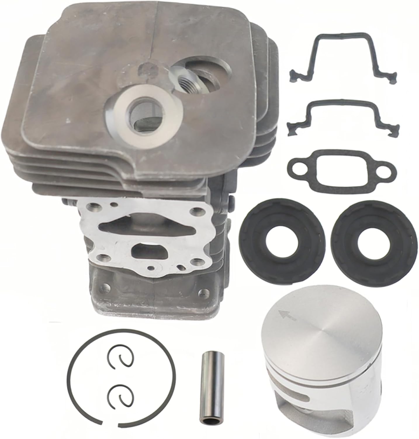 Cylinder Piston Assy Suitable For Husqvarna Chainsaw 135 135E 140 140E 435 435E 440 440 For Jonsered CS2240 McCulloch CS350 CS390 CS410 For RedMax GZ381 For Craftsman Parts Number 358381800