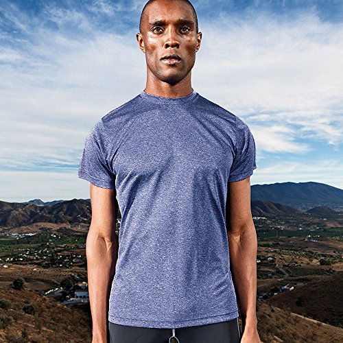 Tri-Dri Training Shirt Blue Melange Size : L