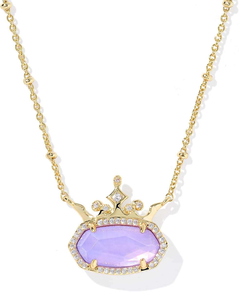 Disney Elisa Princess Short Pendant Necklace, Fashion Jewelry for Women