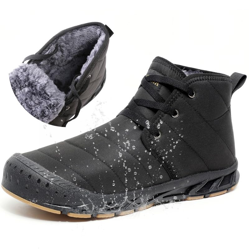 MIFAWA Winterschuhe Herren Schneestiefel Winterstiefel Warm...