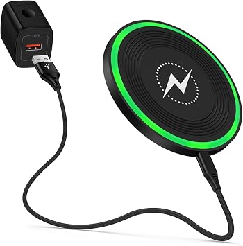 Wireless Android Charger for Samsung S25 Ultra Charging Pad,15W Wireless Phone Charger for Samsung Galaxy S25/S25+/S25 Ultra,S24-S21 Series,Z Fold3,Note 20/10/9,Pixel 9 Pro/9 Pro XL/9/8,iPhone
