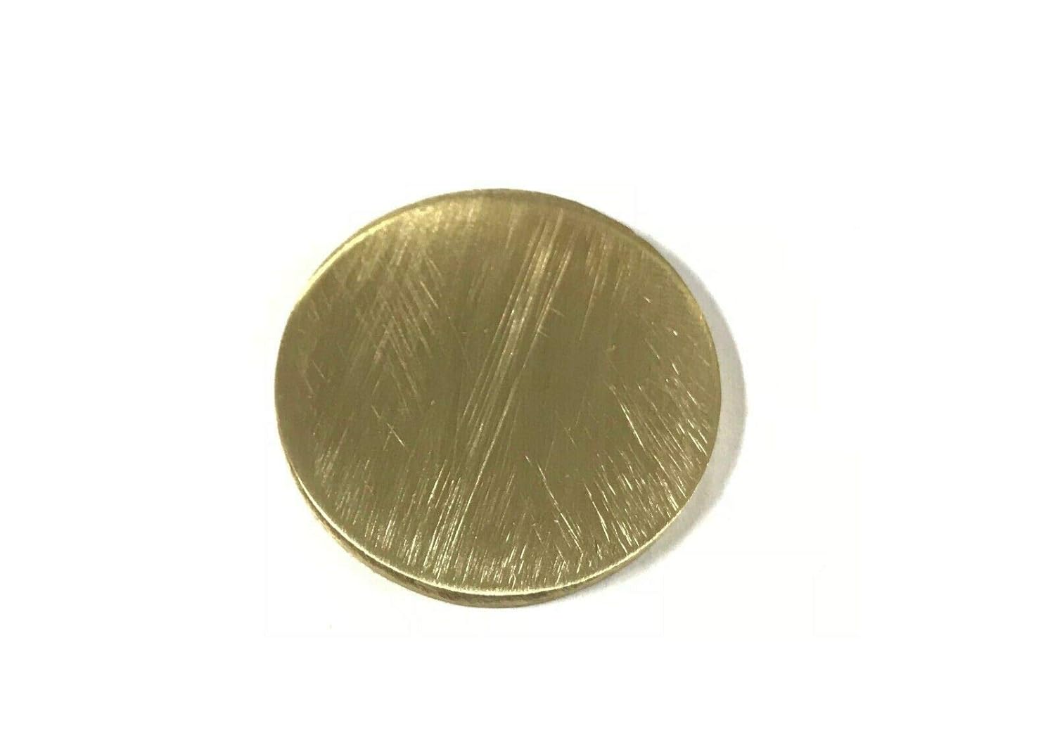 Harness Machine & Fab 1/4" Brass 260 3" Diameter Disc (Medium Grit, Brass Color) for Angle Grinder, Bench Grinder, Die Grinder