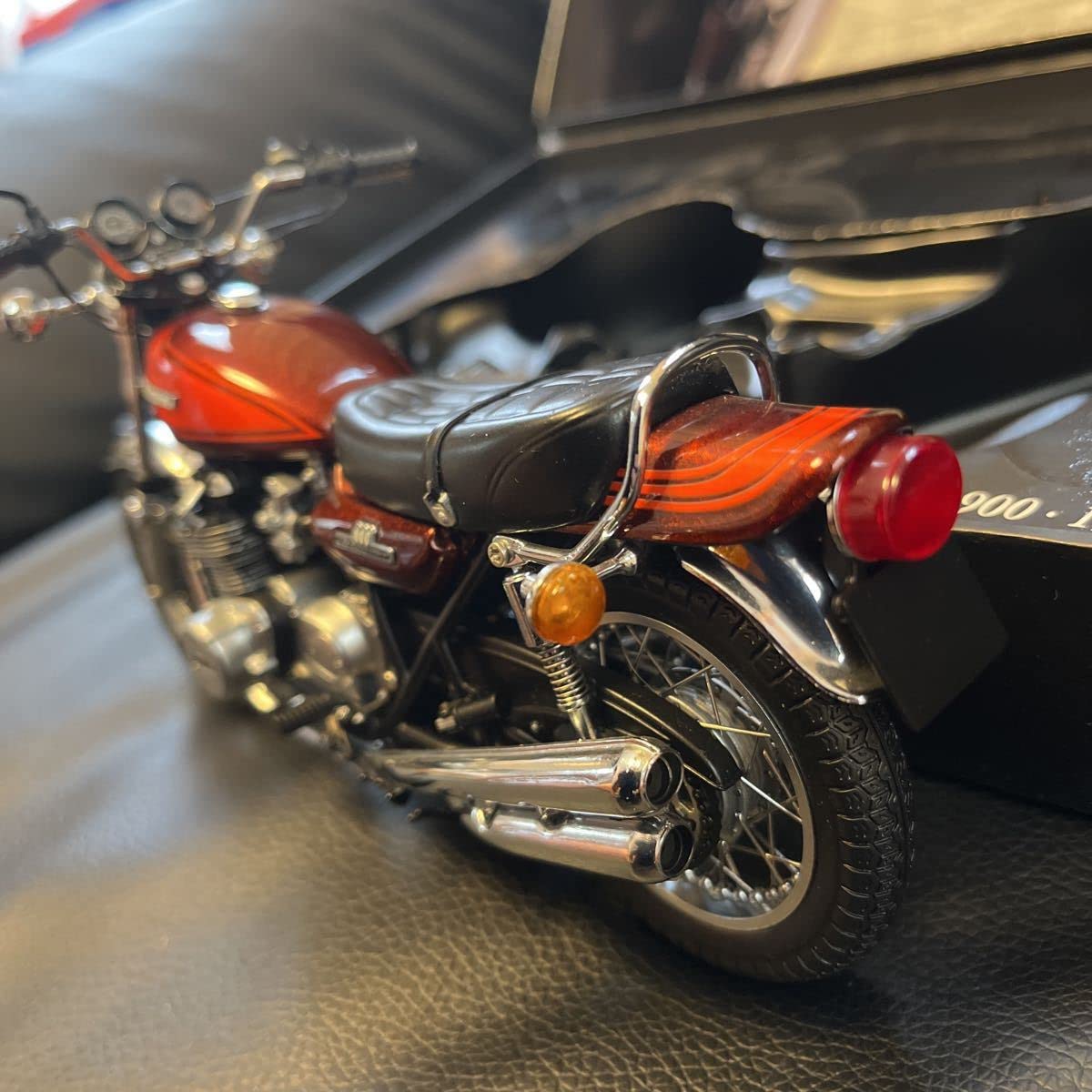 Amazon | ミラー折れあり1/12スケール火の玉Kawasaki Z1 900 カワサキ 