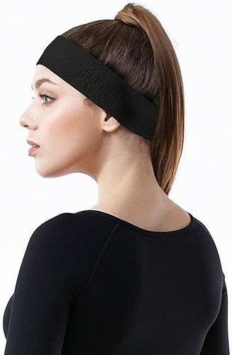 Miniatura 7 de INNOLIFE 15 diademas ultrafinas para mujer, diademas de yoga, bandas de algodón suave, diademas de tela para interiores y exteriores, yoga