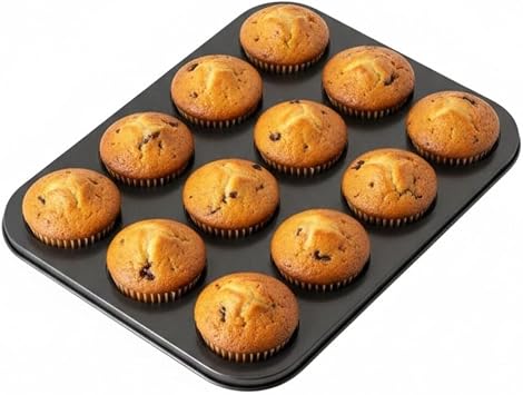 Yanmaz Yapışmaz 12'li Muffin Kek Kalıbı