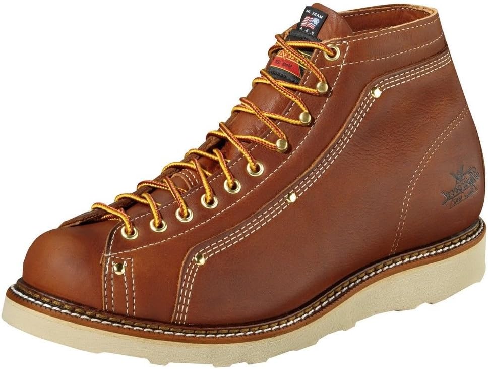 Thorogood Men Roofer Lace-to-Toe - Non-Safety Toe Boots- 6 D Brown