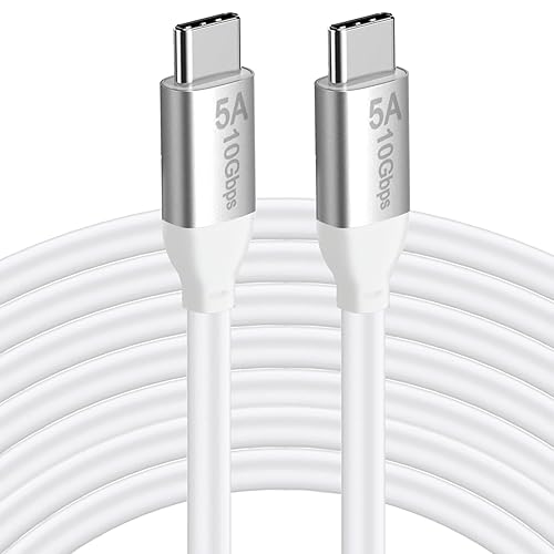 Cable USB C a USB C 3.1 de 10 pies, cable USB 3.1 Gen 2 de 10 Gbps, cable de monitor 4K 60Hz y carga rápida de 100 W con E-Mark para Thunderbolt 34,