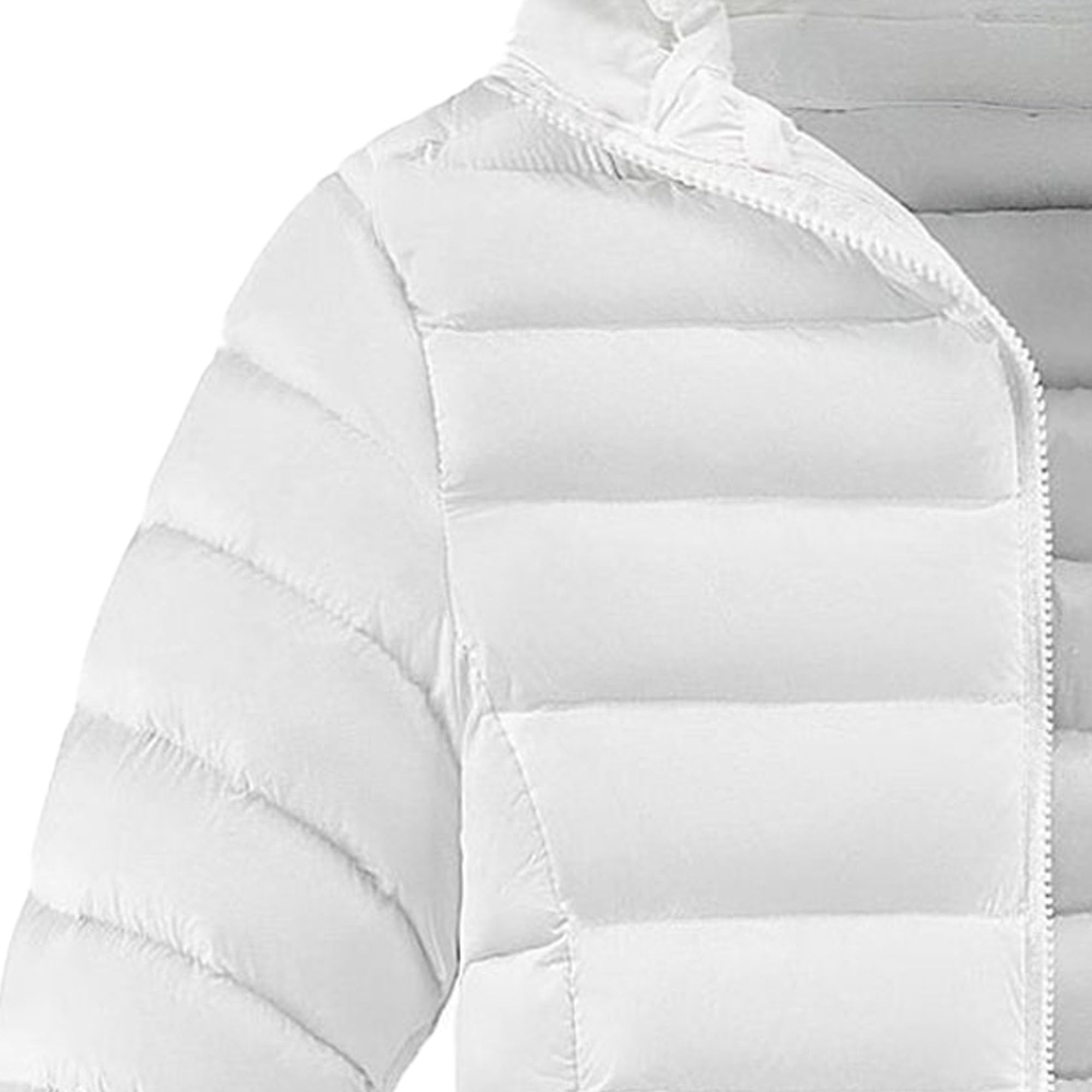 DGKaxiyaHM Veste Bouffante à Capuche Pour Hommes Manteau D'Hiver Matelassé LéGer De Couleur Unie Veste En Duvet MatelasséE Coupe-Vent