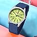 Gosasa Unisex Military Watches Sport Textile Nylon Strap Luminous Fashion Watch Analog Display Quartz Waterproof Casual Wristwatch