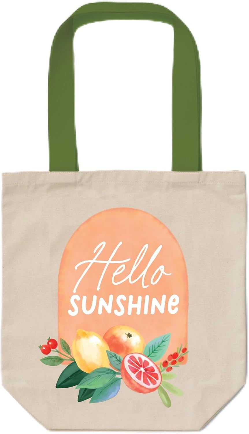 Echo Park Paper Fruit Stand Tote Bag Canvas 15" x 14"