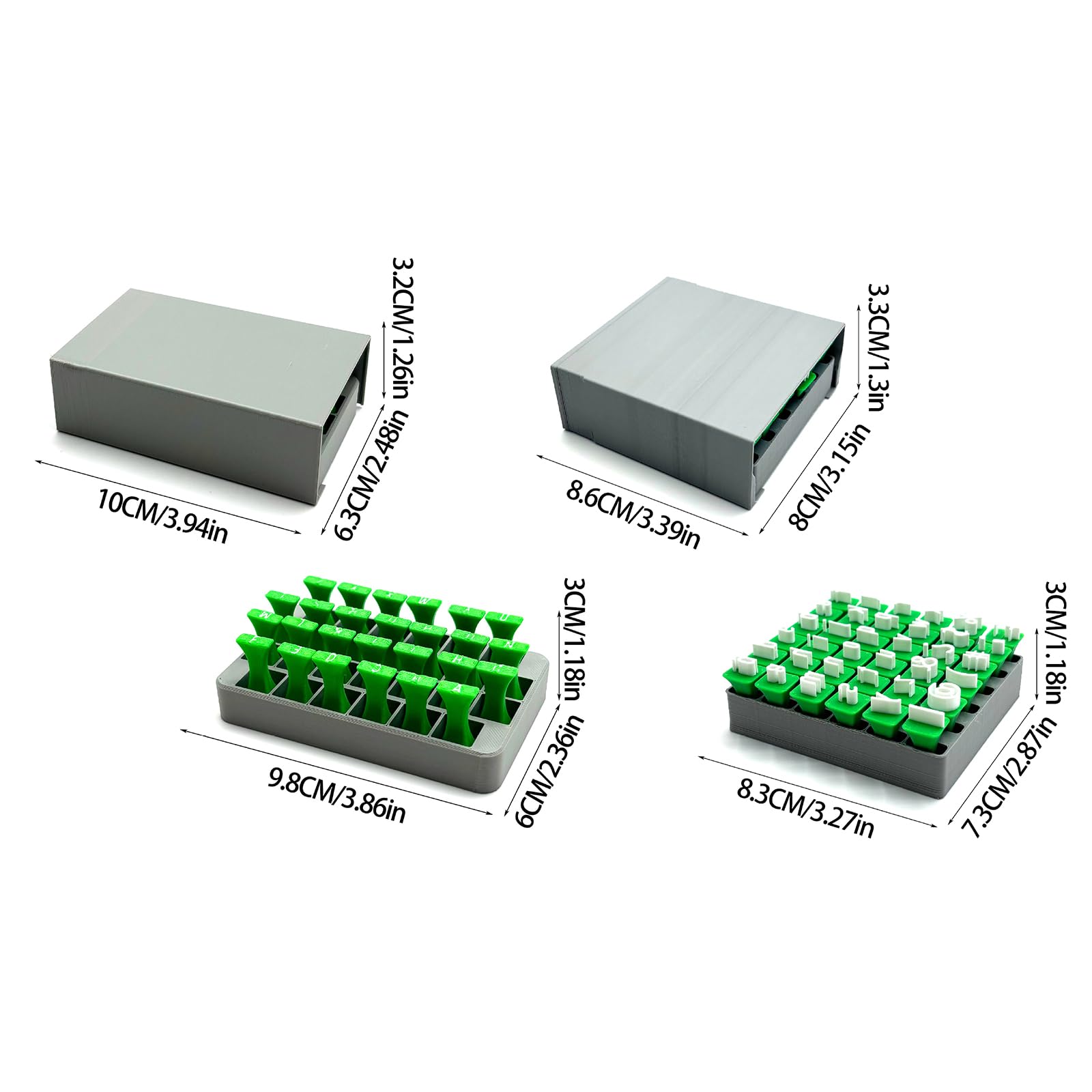 UNICRAFTALE Ensemble De 36 Tampons Alphabet Pour Argile Poterie Lettres