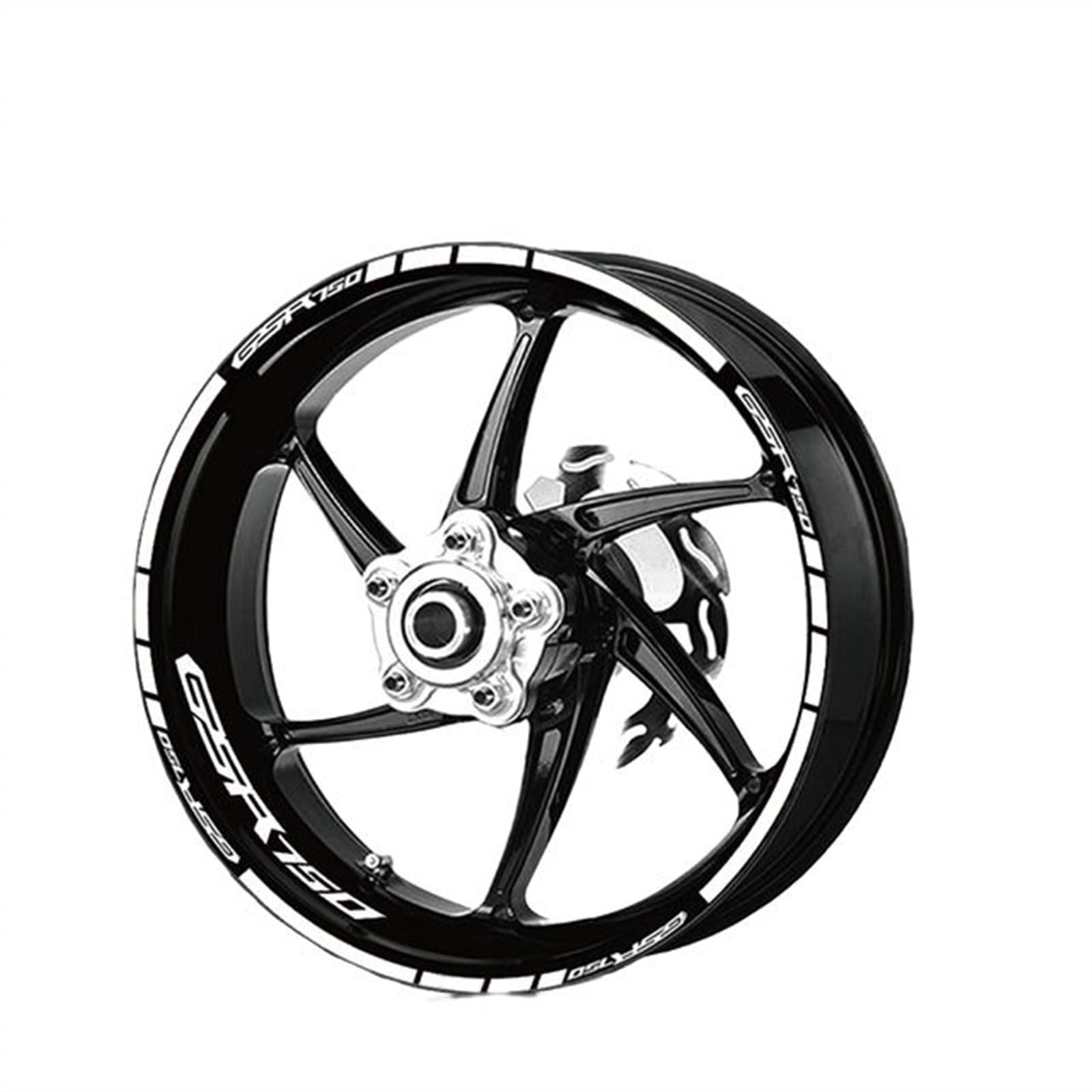 Frynuzb A4 Applique For S&Uzuki For Gsr750 Gsr 750 Reflective Motorcycle Wheel Rims Decal Stickers Motorbike Decorative Set(A4)