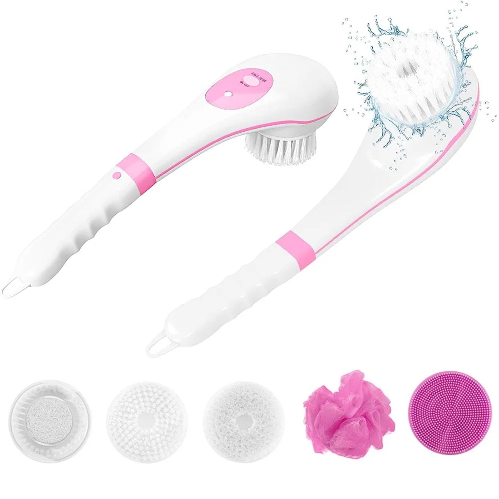 Brosse de douche rechargeable par USB pour laver le dos facilement