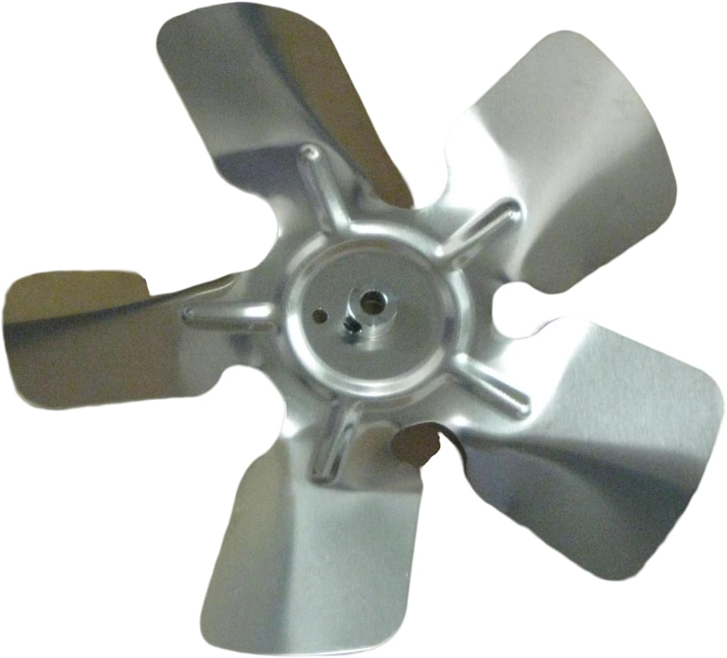 Metal Fan Blade 9" Diameter 5 Blades 5/16" Bore Hub CW 30 Degree Prop A95131
