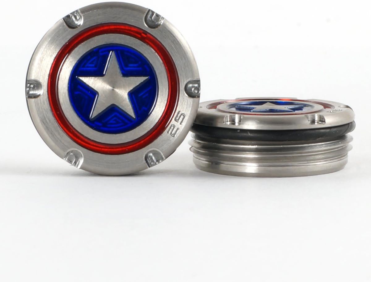 19th Hole Custom Shop Deluxe Tour Style Weights for Scotty Cameron Putters, America Shield