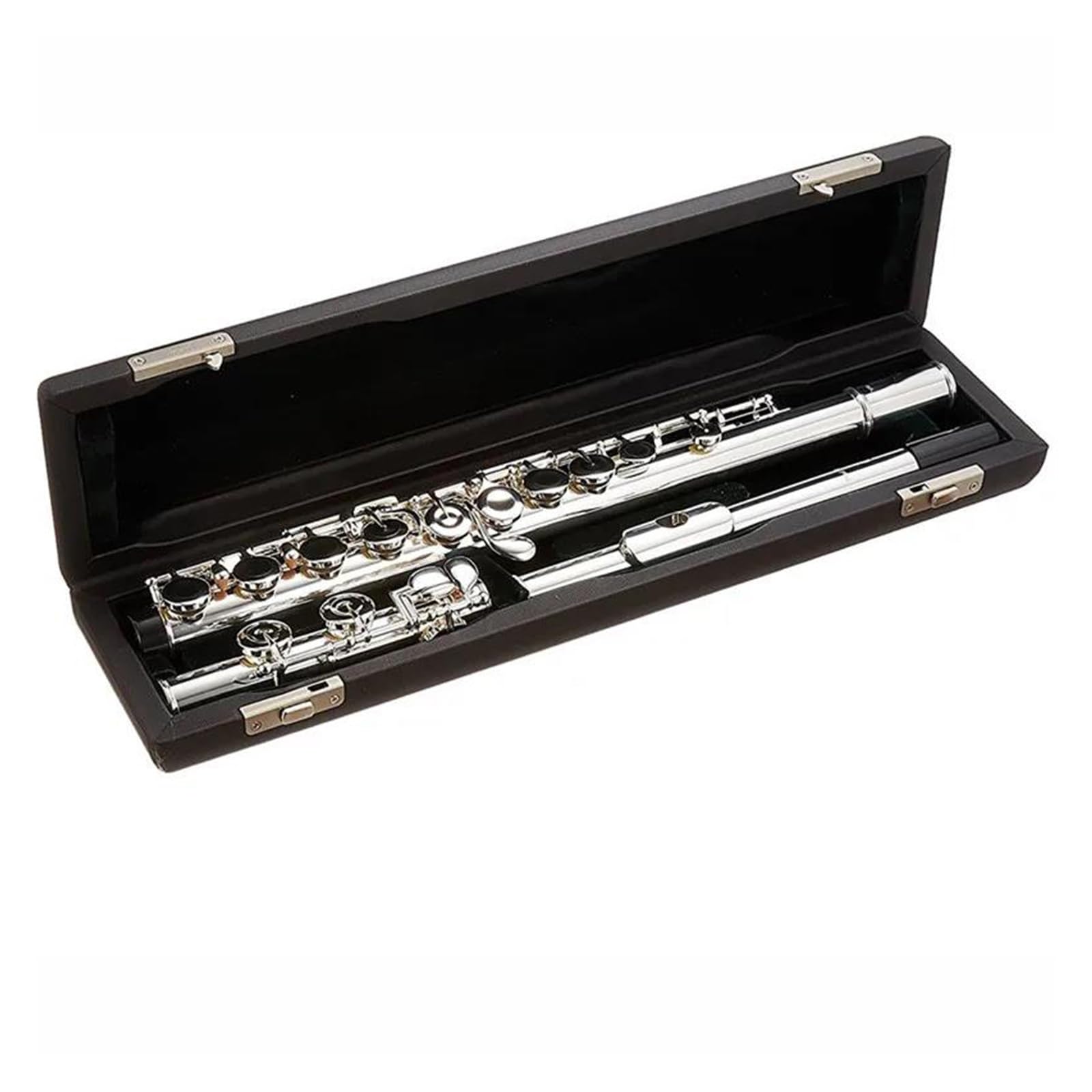 flet prosty Flet posrebrzany 17-klawiszowy flet z otwartym otworem Instrument fletowy Instrument dęty drewniany
