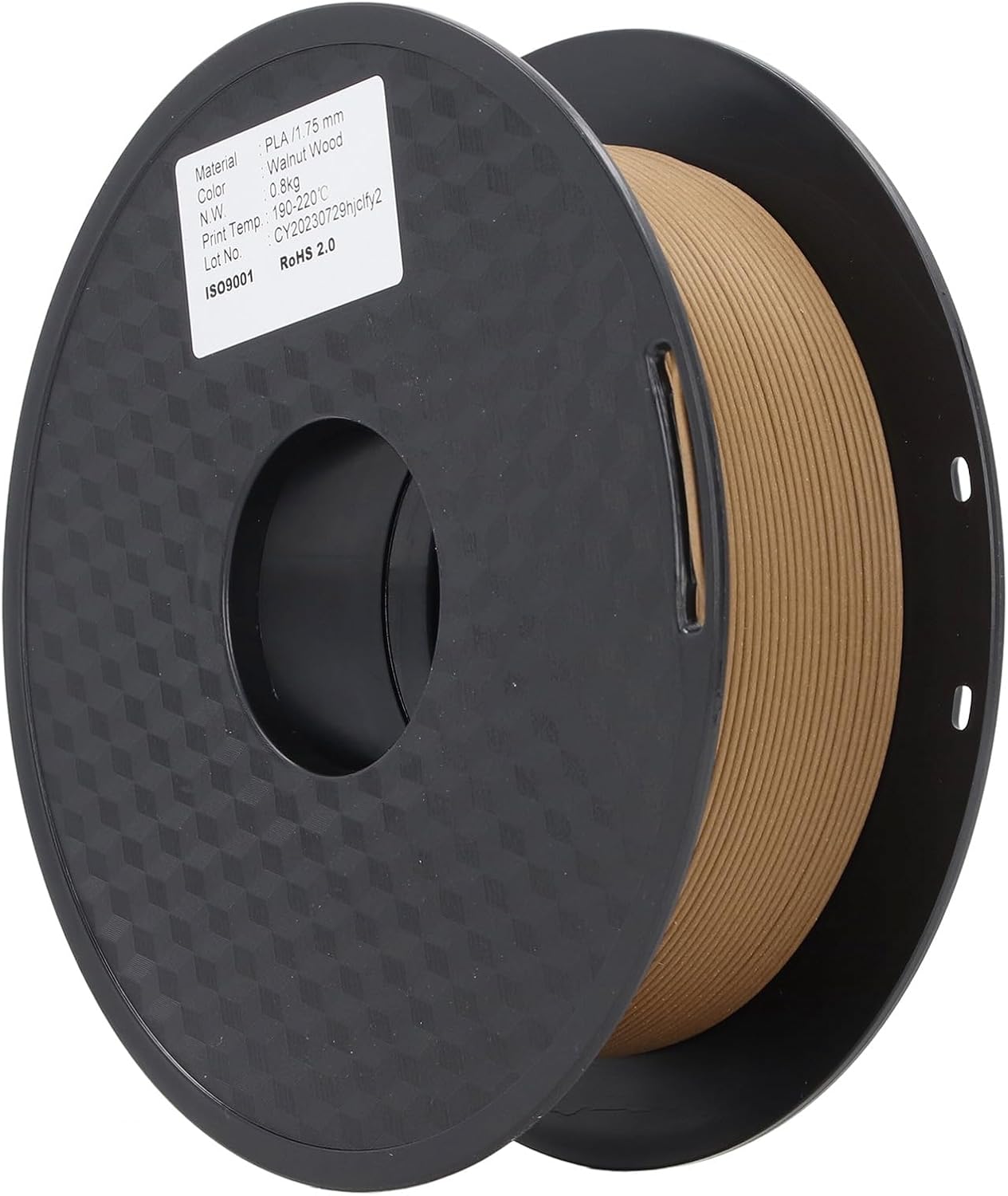 Jeanoko 3D Wood Print Filament Walnut PLA Bundle for Realistic Wood Finish 3D Printer Consumables, Smooth Extrusion for Creators and Makers