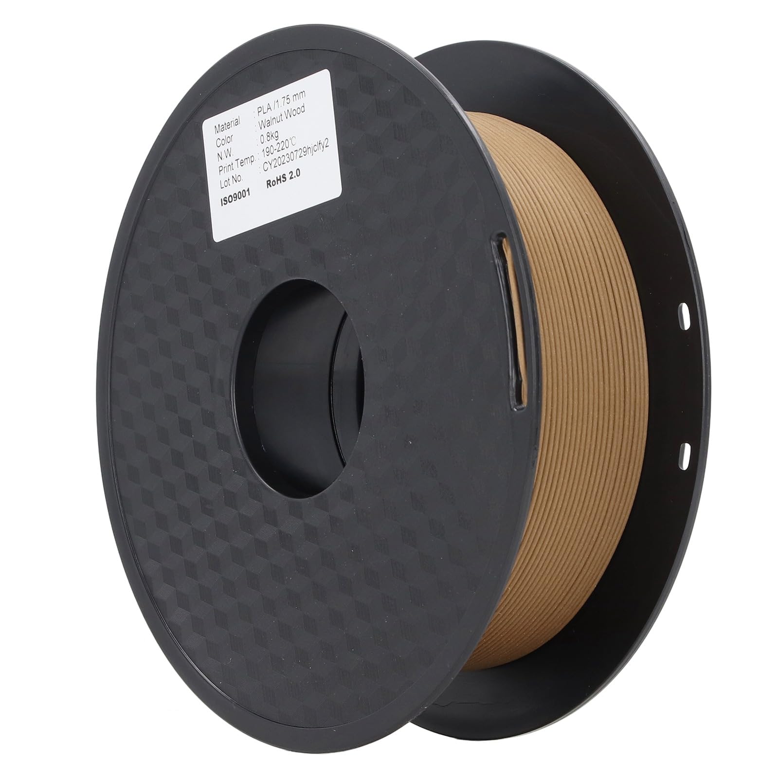 Filament do druku 3D z drewna orzechowego Filament PLA 1,75 mm Premium Materiały eksploatacyjne do drukarek 3D do realistycznych wydruków przypominających drewno Gładkie