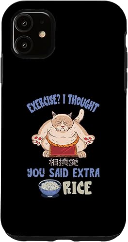 Miniatura 10 de iPhone 14 Pro Max Sumo Cat Extra Rice Sumo Lucha Libre Japonés Estuche