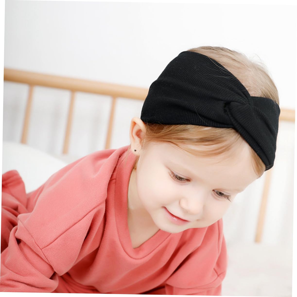 FRCOLOR 15 fasce per capelli in nylon per bambine e bambine, con nodi, accessori per capelli per bambini