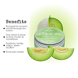 Pinch Me Therapy Dough - Holistic Aromatherapy Stress Relieving Putty (Melon)