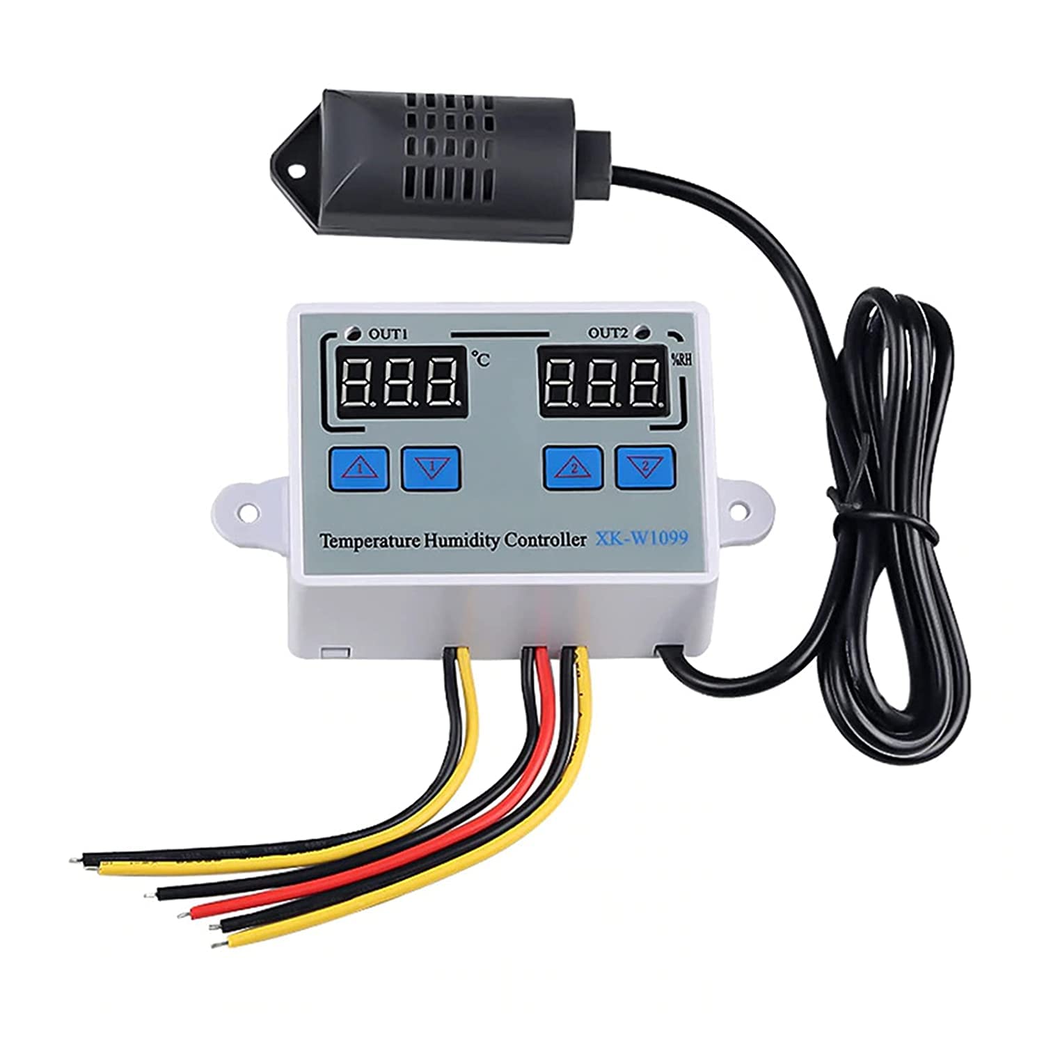 SS ROBOTICS W1099 Dual Digital Temperature Humidity Controller Home Fridge Thermostat Humidistat 10A Direct Output Thermometer Hygrometer Control Multipurpose Controller (B091TTQJCZ) Amazon Price History, Amazon Price Tracker