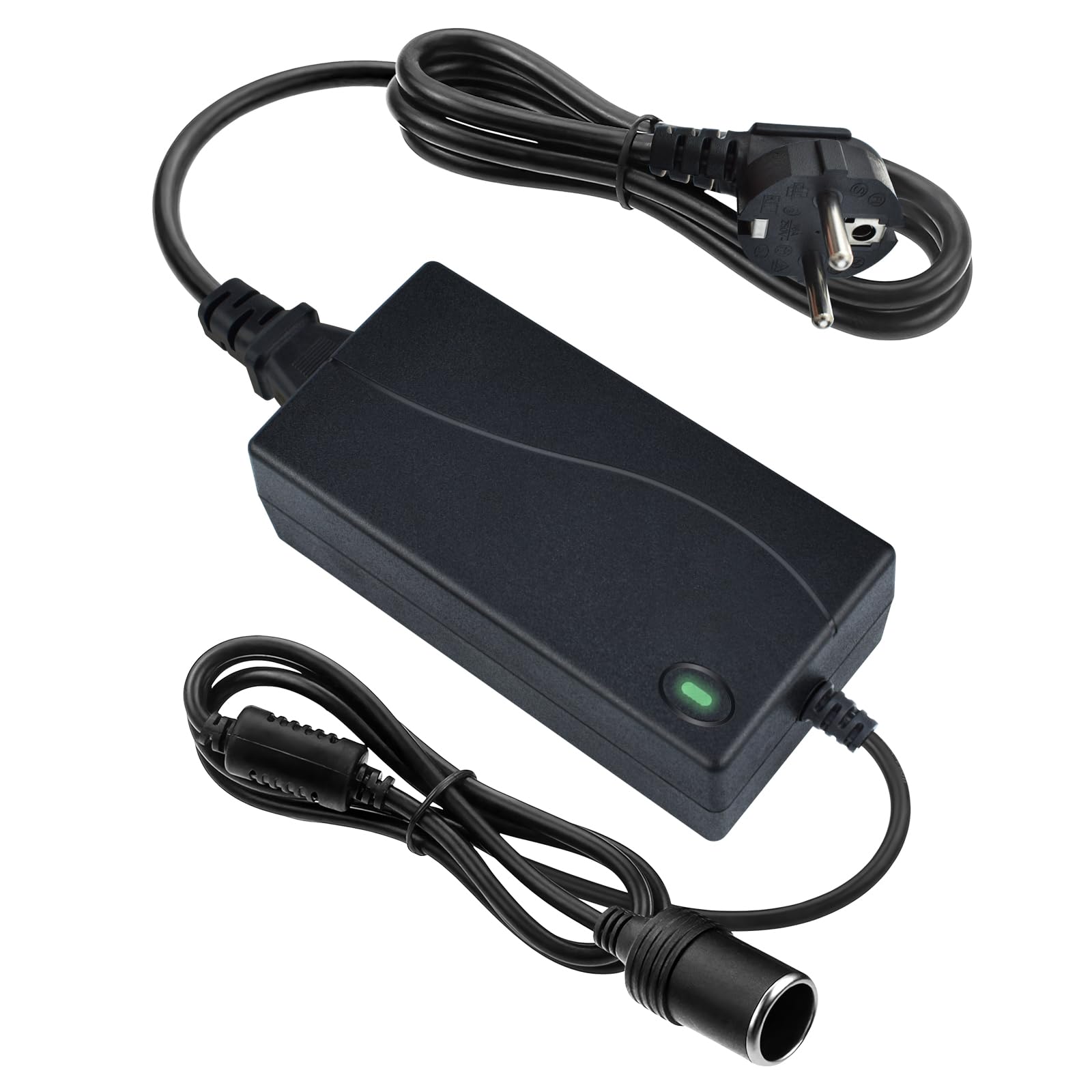 Transformateur DC 220V à 12V 6A 180W, Alimentation Haute Puissance pour Bandes LED & Appareils 12V, Adaptateur Secteur Anti-Courts-Circuits avec Fils Renforcés