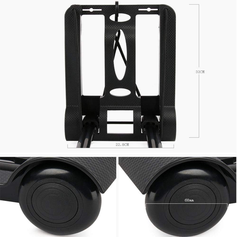 Portable Folding Trolley 155-pound Heavy-Duty Luggage cart 4-Wheel Solid Structure for Luggage Personal Travel Moving and Office use