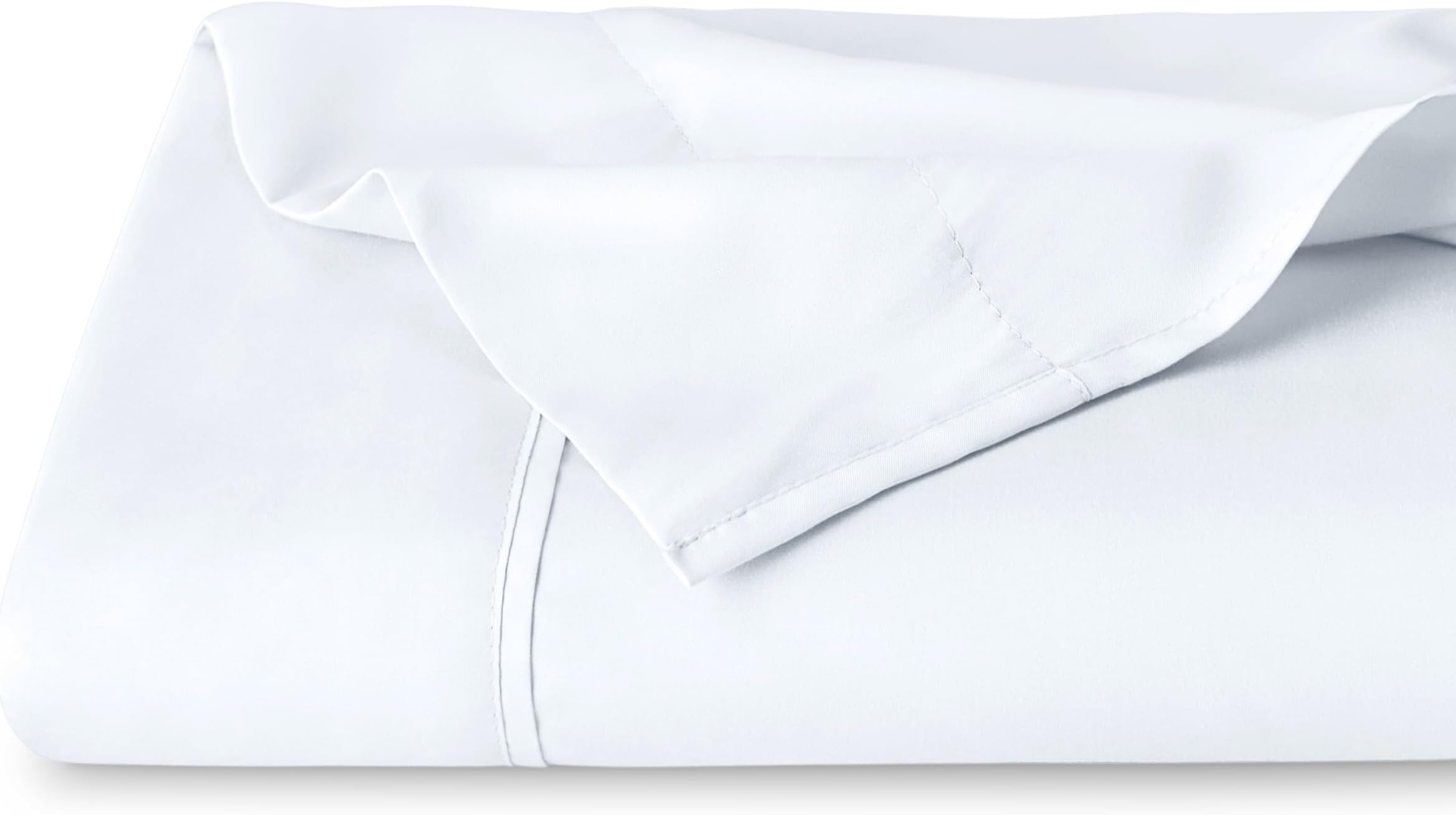 Bare Home King Flat Sheet - Premium 1800 Ultra-Soft Top Sheet - Hotel Luxury - Brushed - Easy Care - 1 King Flat Sheet Only (King, White)