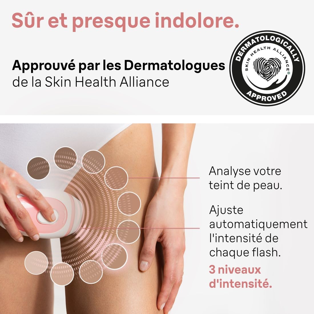 Braun Silk·expert Mini PL1014, Épilateur À Lumière Pulsée, Épilation Semi-Définitive, Alternative Au Laser Pour Jusqu'à 1 An De Peau Douce, Format Compact Blanc/Rose, Avec Pochette De Voyage