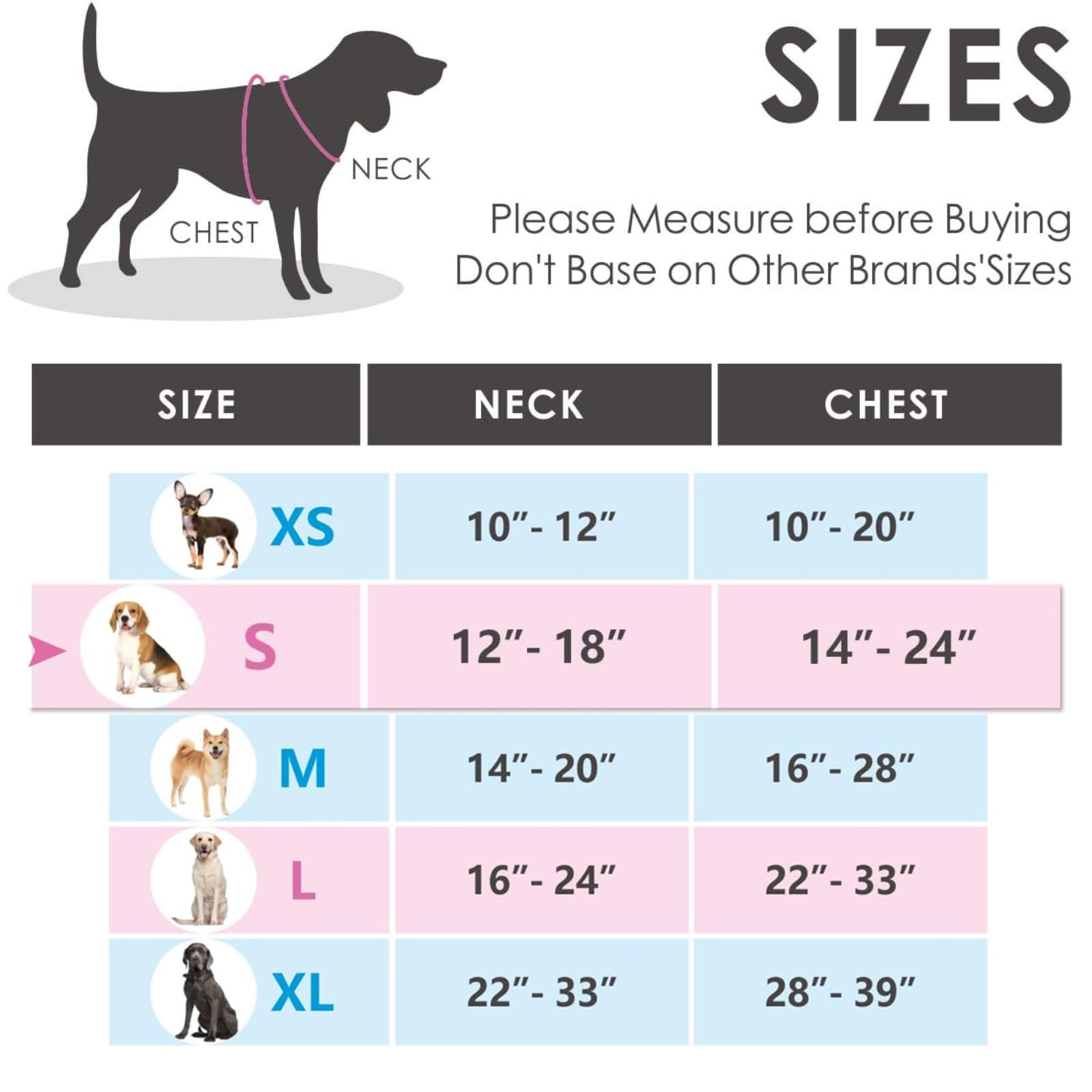 PHOEPET No Pull Dog Harness Reflective Adjustable Vest with a Training Handle, Name ID Pocket, 2 Metal Leash Hooks, 3 Snap Buckles [Easy to Put on & Take Off](S, Baby Blue)