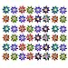 Yolyoo 100 Pcs Plastic Rainbow Pinwheel,Windmill Party Pinwheels DIY Pinwheels Set for Kids Toy Garden Lawn Party Decor