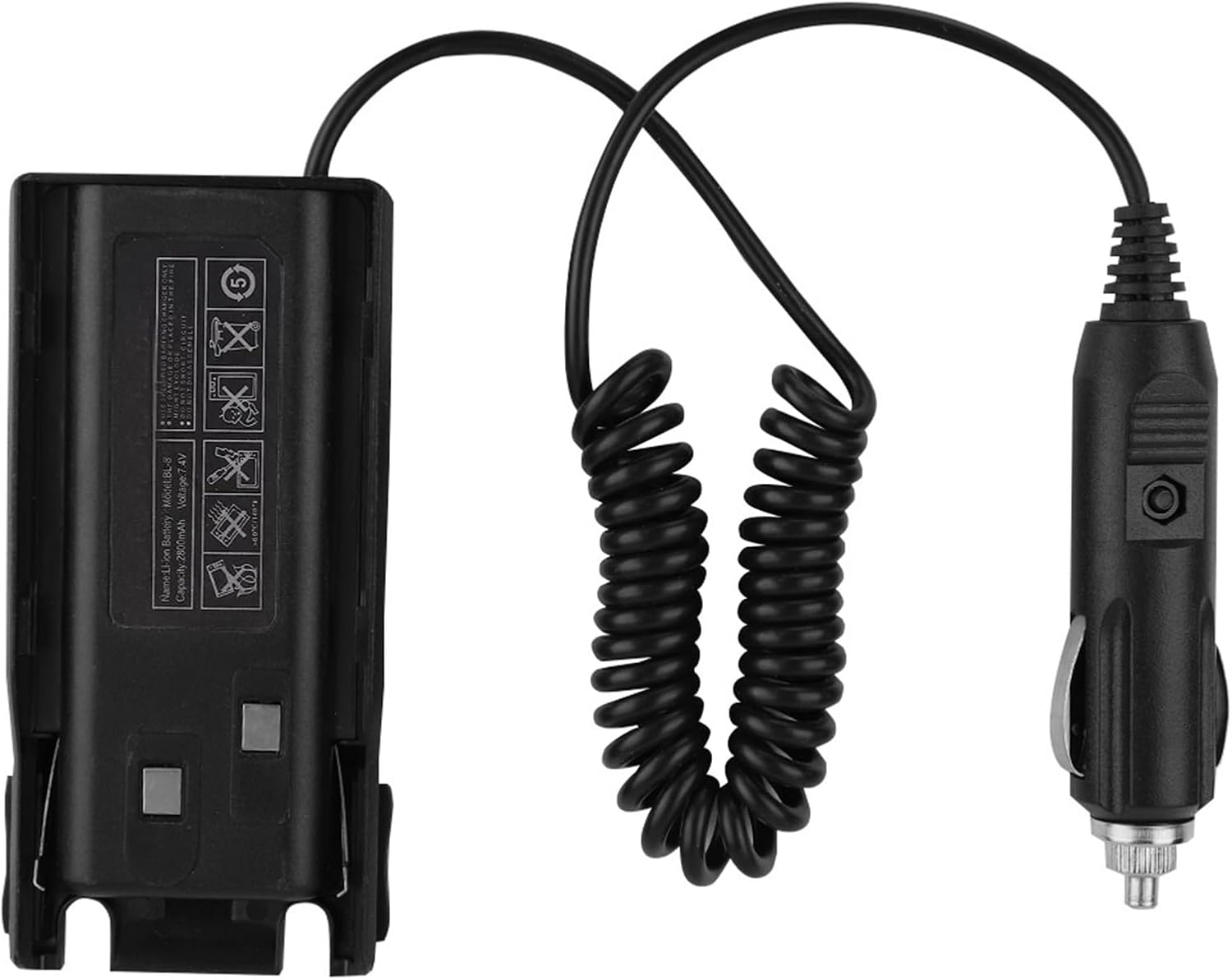 Walkie Talkie Battery Charger, Car Battery Eliminator for