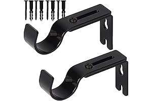 Adjustable Curtain Rod Brackets: Versatile and Durable Rod Support for Enhanced Home Decor