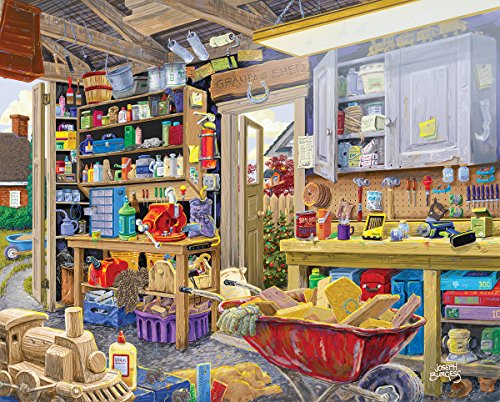 White Mountain Puzzles Grandpa's Shed - 1000 Piece Jigsaw Puzzle
