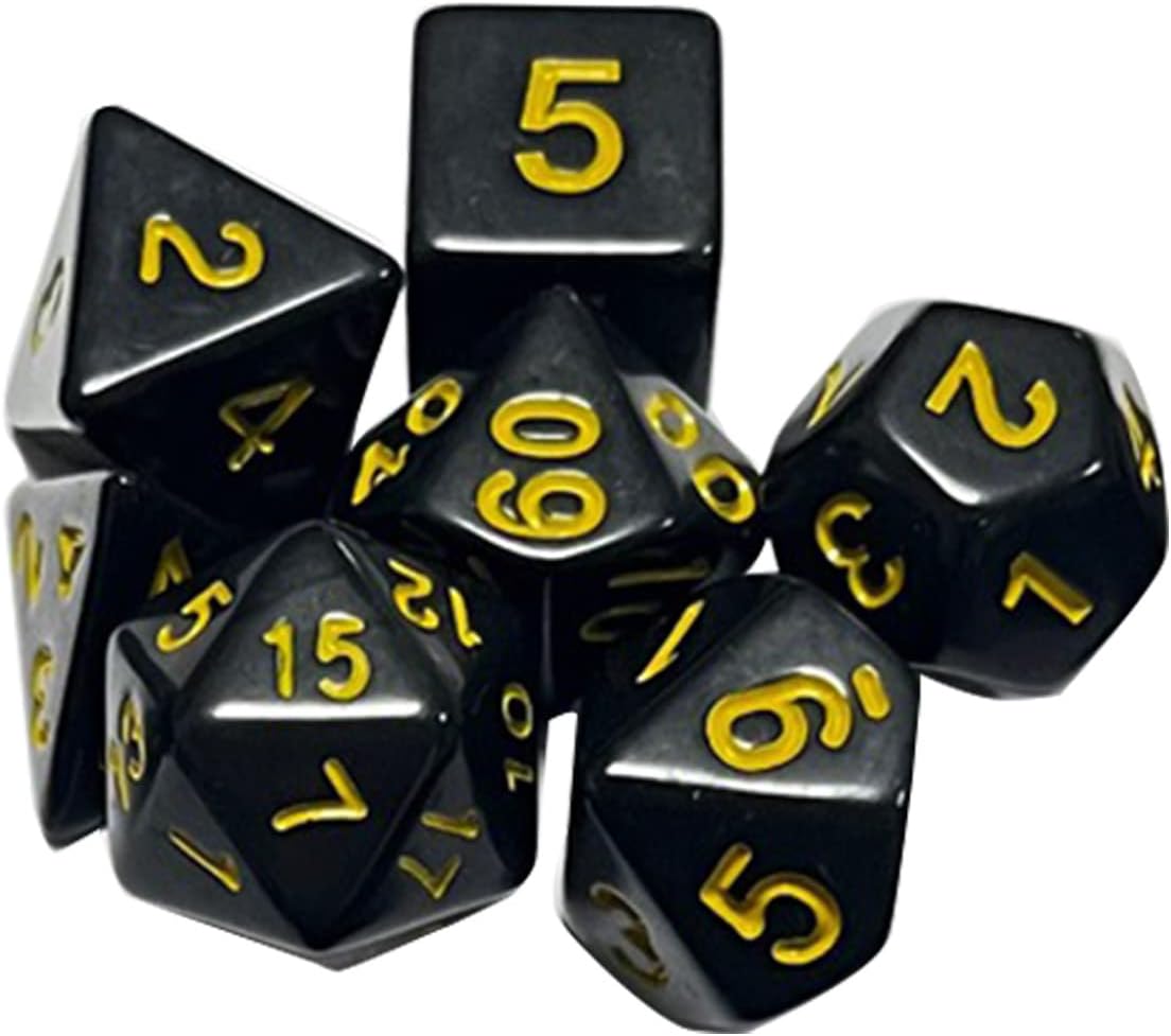 Amazon.com: DND-Dice Set Sharp-Edge Galaxy-Dice Acrylic Polyhedral Dice ...
