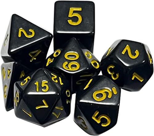 Miniatura 5 de ljhnba DND-Juego de dados de galaxia de borde afilado, poliédricos acrílicos para Dungeons and Dragon-D20 - Juegos de rol de mesa