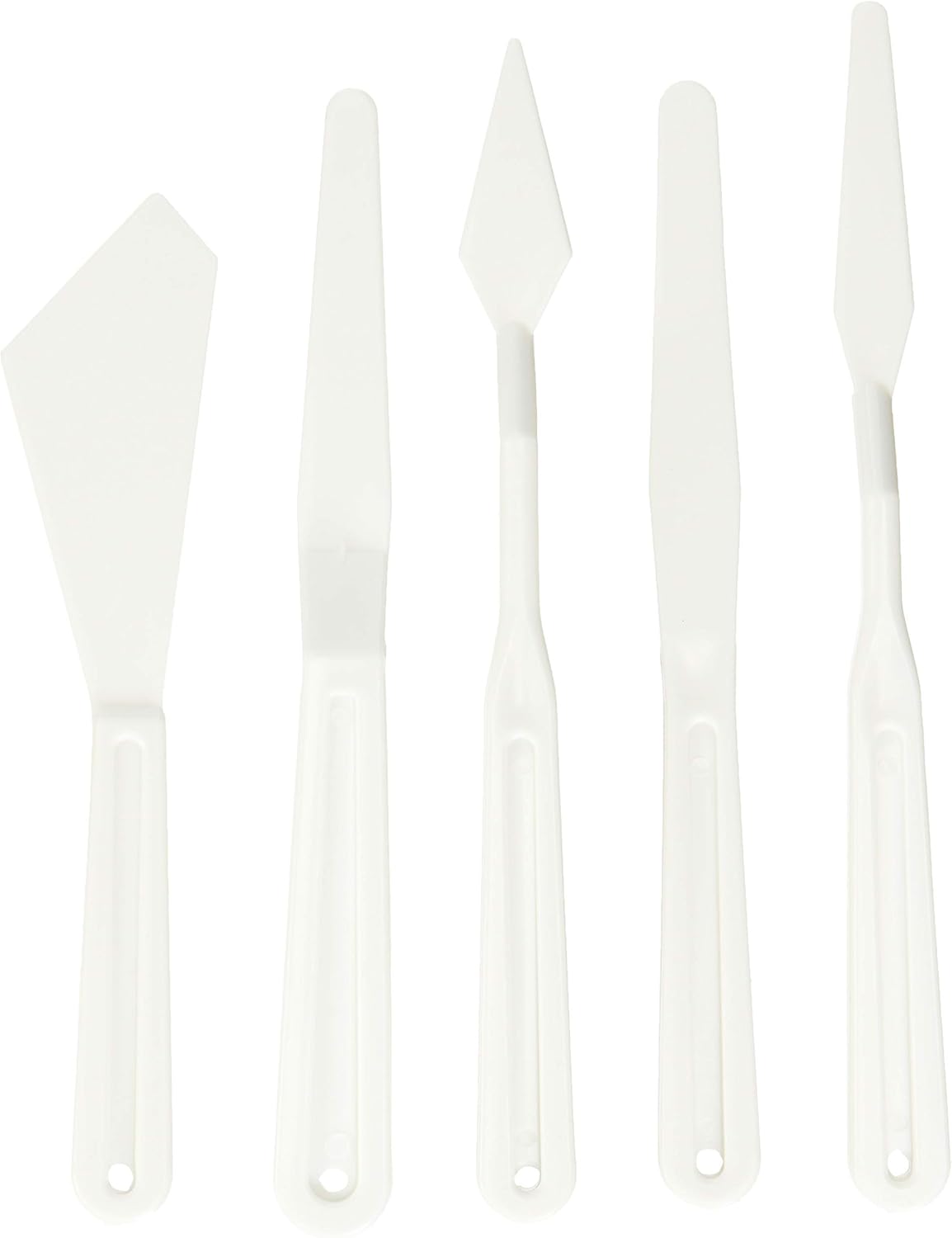 Plastic Palette Knife Set 5/Pkg Amazon.co.uk Home & Kitchen