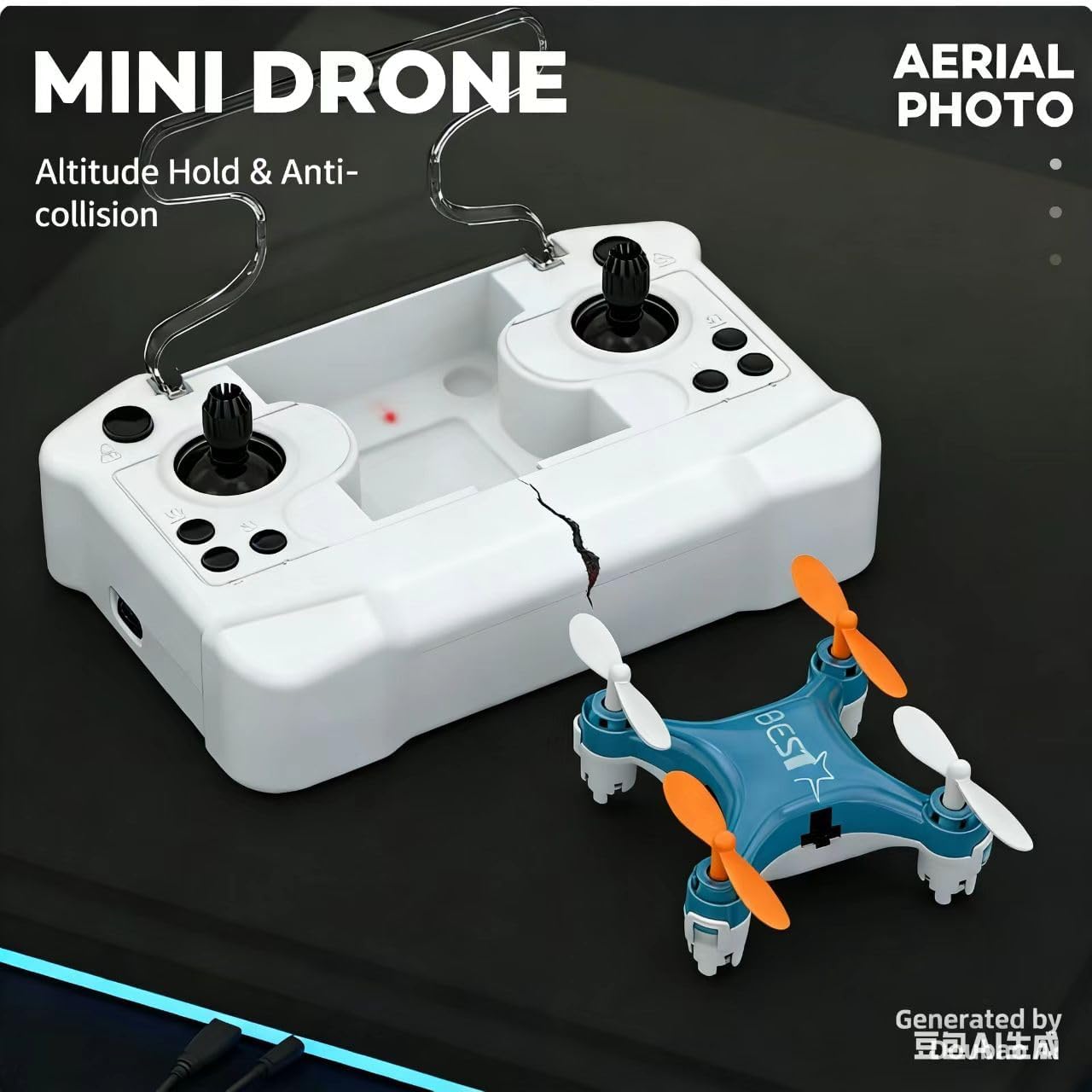 Mini Drone for Kids, Indoor Portable Nano Quadcopter with Altitude Hold, LED Lights, 3D Flips, Easy to Fly Toy Gift for Boys Girls